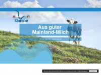mainland-milch.de Webseite Vorschau
