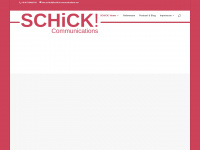 schick-communications.net Webseite Vorschau