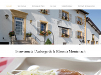 auberge-de-la-klauss.com Webseite Vorschau