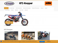 knopper-kfz.at Webseite Vorschau