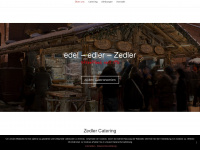 zedler-catering.de Webseite Vorschau