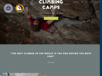 climbing-camps.com Webseite Vorschau