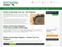 elektro-kettensaege-test.de Webseite Vorschau