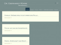 kuehne-law.com Webseite Vorschau
