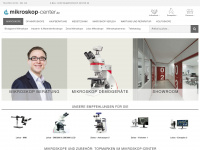 mikroskop-center.de Webseite Vorschau