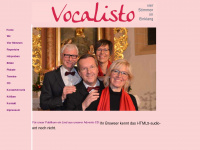vocalisto.de Webseite Vorschau