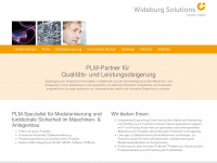 wideburg-solutions.de Webseite Vorschau