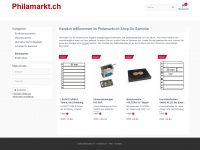 philamarkt.ch Webseite Vorschau