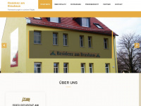 residenz-am-brauhaus.de Webseite Vorschau