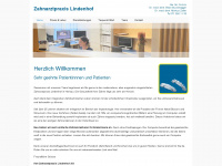 zahnarztpraxis-lindenhof.ch Webseite Vorschau