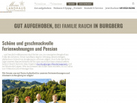 mein-landhaus-burgberg.de Webseite Vorschau