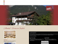 almhof-seefeld.com Webseite Vorschau