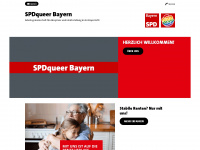 spdqueer-bayern.de Webseite Vorschau