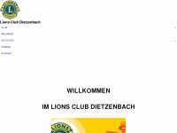 lions-dietzenbach.de Webseite Vorschau