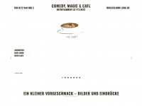 cafecomedy.de Webseite Vorschau
