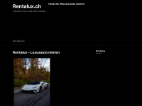 rentalux.ch Webseite Vorschau
