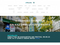 wasserkiez.de Webseite Vorschau