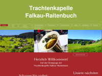 trachtenkapelle-raitenbuch-falkau.de Webseite Vorschau