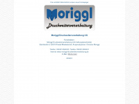 moriggl-druckweiterverarbeitung.de Webseite Vorschau