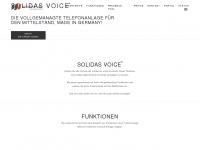 solidas-voice.de Webseite Vorschau