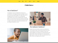 codestarter.ch Webseite Vorschau