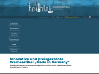 heyblau-labs.com Webseite Vorschau