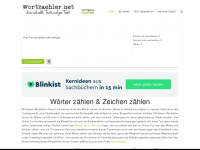 wortzaehler.net Webseite Vorschau