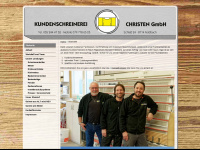 kundenschreinerei-christen.ch Webseite Vorschau