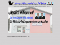 vb-boehler.com Webseite Vorschau