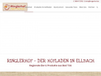 ringlerhof.de Webseite Vorschau