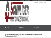 schwaiger-fertigungstechnik.de Webseite Vorschau