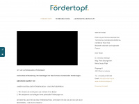 foerdertopf.at Webseite Vorschau