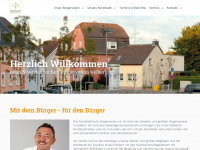 buergerverein-nordstadt.de Webseite Vorschau