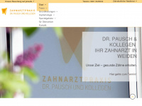 pausch-zahn.de Webseite Vorschau