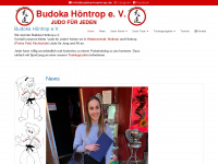 budoka-hoentrop.de Webseite Vorschau