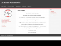 judoclub-weilerswist.de Webseite Vorschau