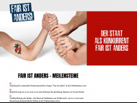 fair-ist-anders.ch Webseite Vorschau