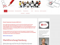marktforschung-hamburg-service.de Webseite Vorschau