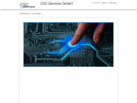 csc-services.ch Webseite Vorschau