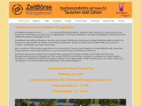 zeitboerse-koenigsbrunn.de Webseite Vorschau