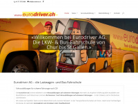 eurodriver.ch Webseite Vorschau
