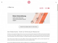 zerowasteaustria.at Webseite Vorschau