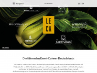 leca-catering.de Webseite Vorschau