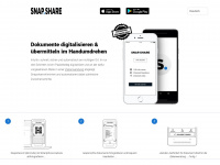snapshare.ch Webseite Vorschau