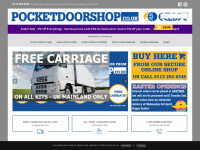 pocketdoorshop.co.uk Webseite Vorschau