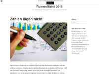 romfahrt2018.wordpress.com Webseite Vorschau