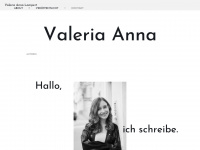 valeriannala.com Webseite Vorschau