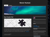 neverhuman.wordpress.com Webseite Vorschau