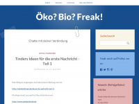 oekobiofreak.wordpress.com Webseite Vorschau