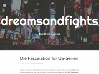 dreamsandfights.wordpress.com Webseite Vorschau